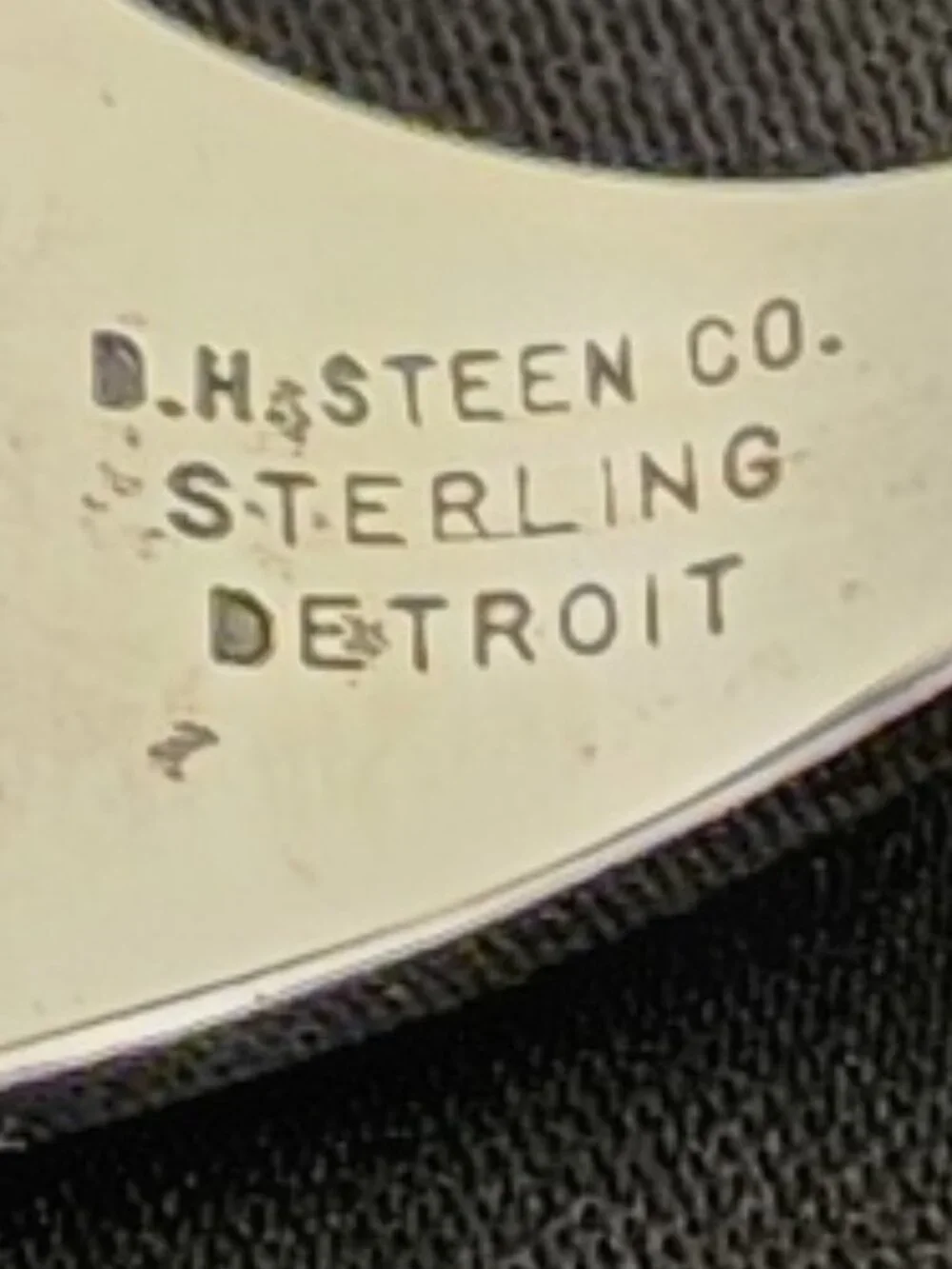 Vintage Pontiac Service Craftsman Sterling Ring - D.H. Steen Co. Detroit